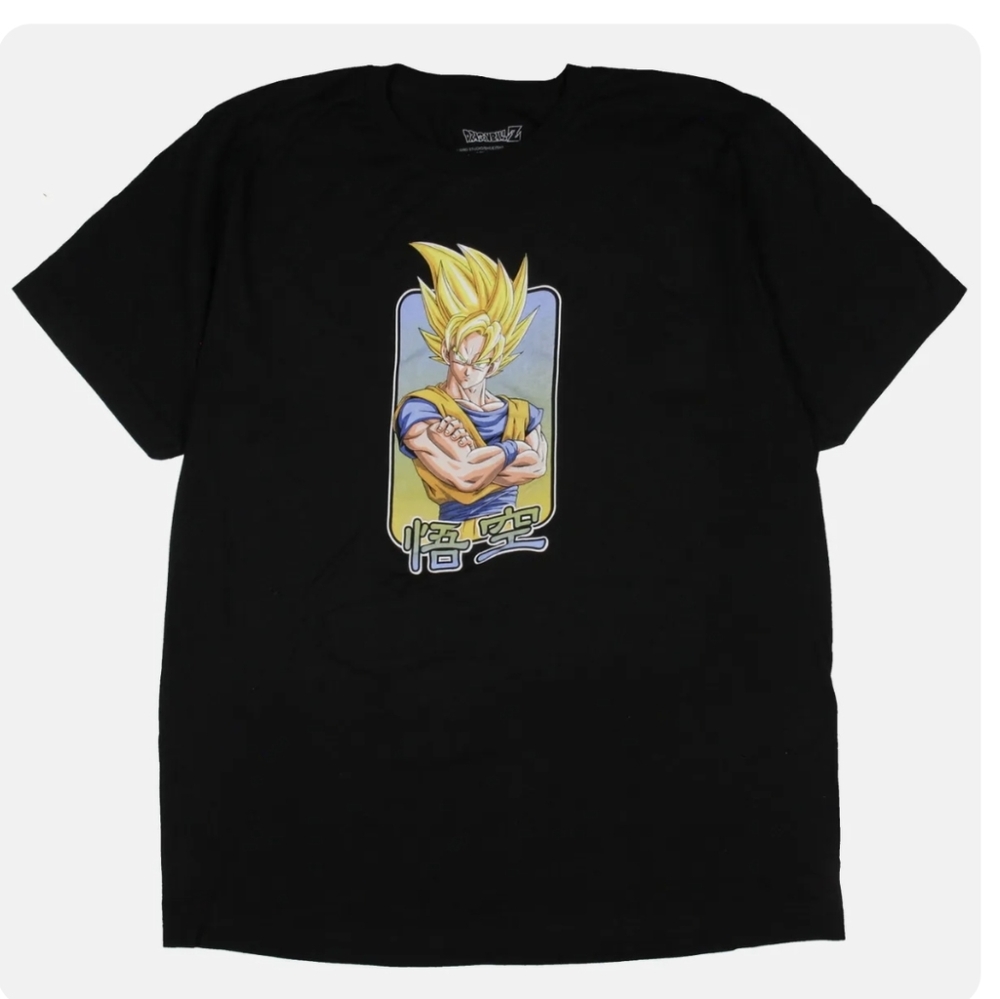 Dragon Ball Z Men's Vegetto Goku Vegeta Fusion Character T-shirt Tee
